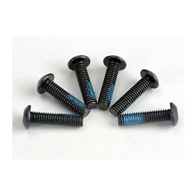 Screws, 3x12mm button-head machine (6) (starter attachment s, TRX5282