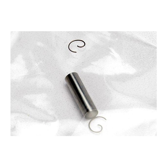 Wrist pin, wrist pin clips (2) (TRX 3.3), TRX5291