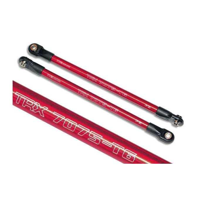 Push rod (aluminum) (assembled with rod ends) (2) (red) (use, TRX5319X