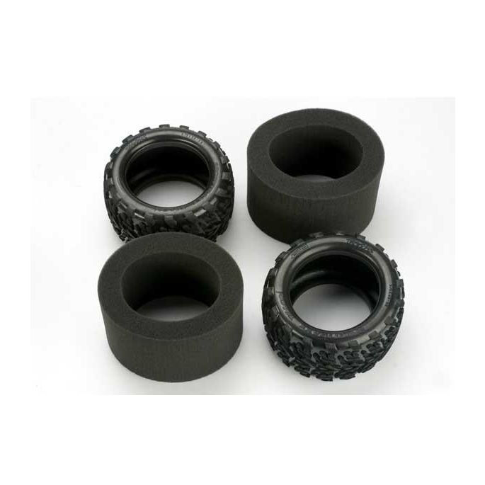 Tires, Talon 3.8 (2)/ foam inserts (2), TRX5370