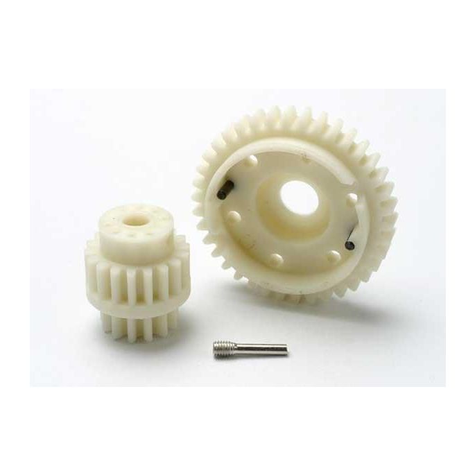 Gear set, 2-speed wide ratio (2nd speed gear 38T, 13T-18T in, TRX5384