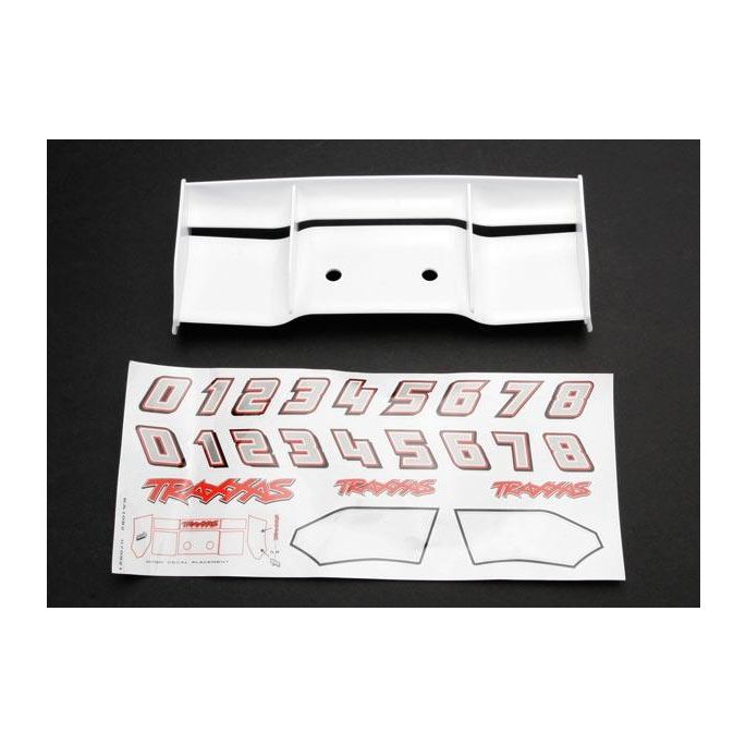 Wing, Revo (white)/ decal sheet, TRX5412