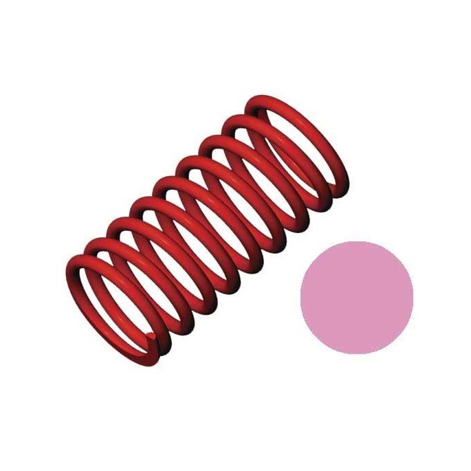 Spring, shock red (GTR) (5.4 rate pink) (1 pair), TRX5443