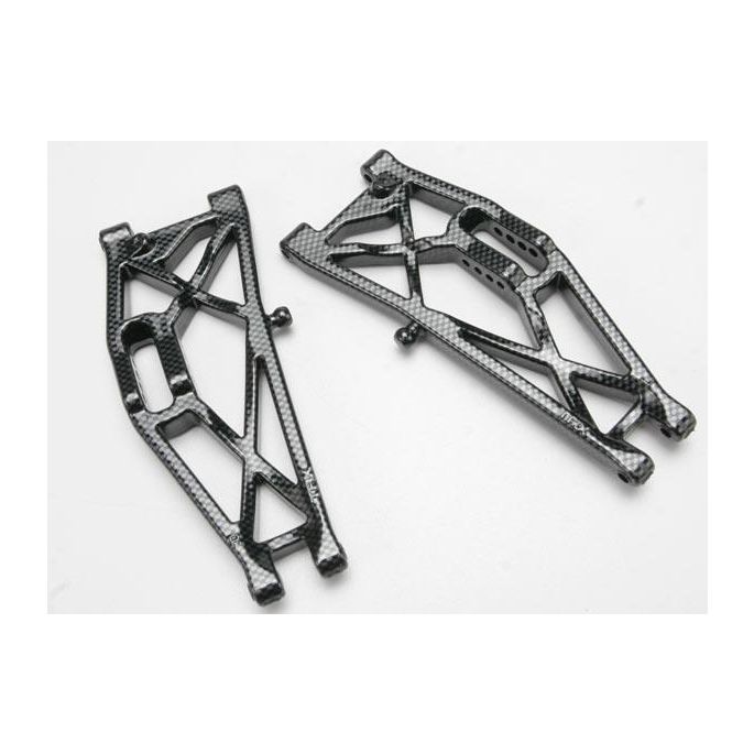 Suspension arms, rear (left & right), Exo-Carbon finish (Jat, TRX5533G