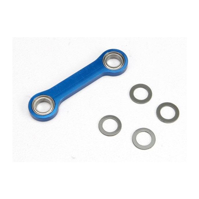 Drag link, machined 6061-T6 aluminum (blue-anodized)/ 5x8x2., TRX5542X