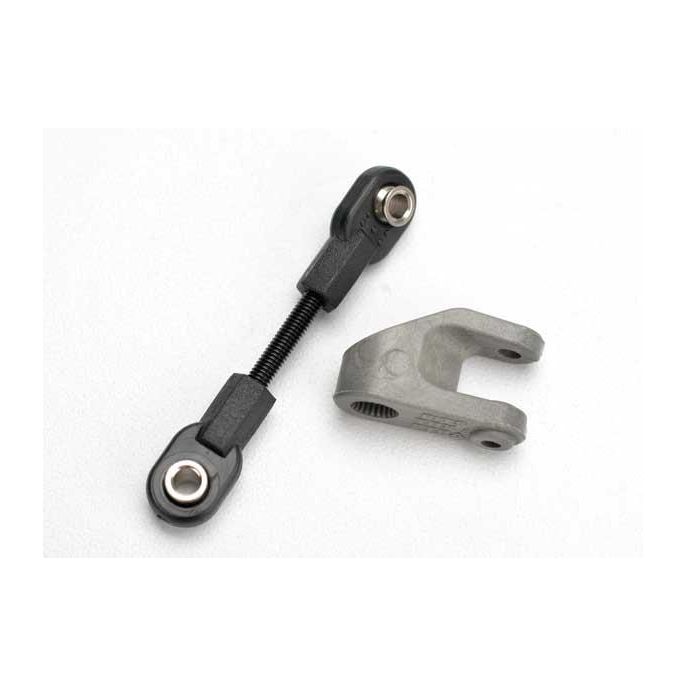 Servo horn, steering/ linkage, steering (3x30 threaded rod)/, TRX5545