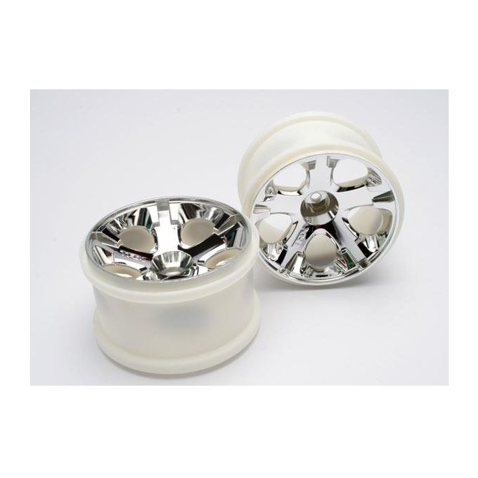 Wheels, All-Star 2.8 (chrome) (nitro rear/ electric front) (, TRX5576