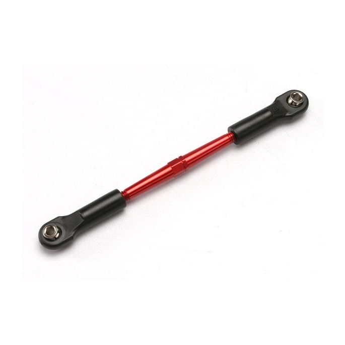 Turnbuckle, aluminum (red-anodized), front toe link, 61mm (1, TRX5595