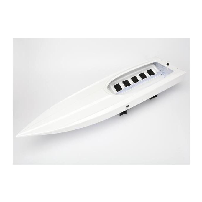 Hull, Spartan, white (no graphics) (fully assembled), TRX5711X