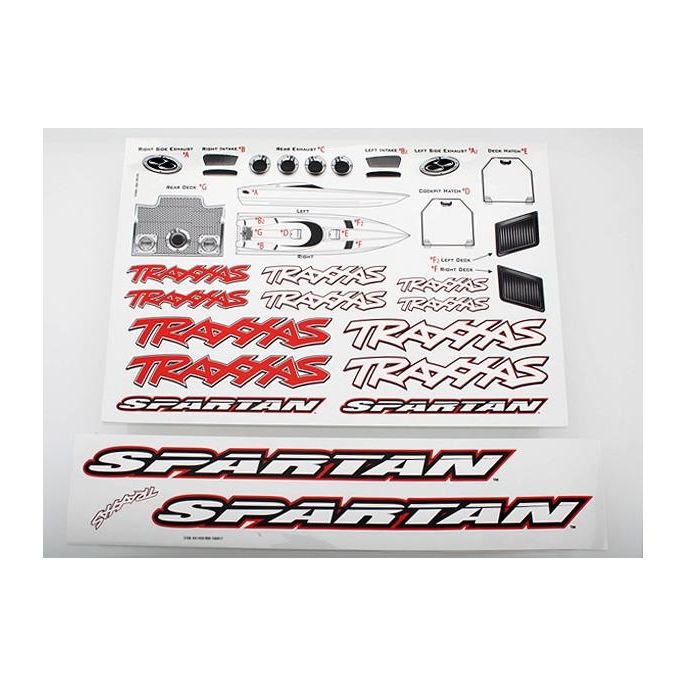 Decal sheet, Spartan, TRX5713