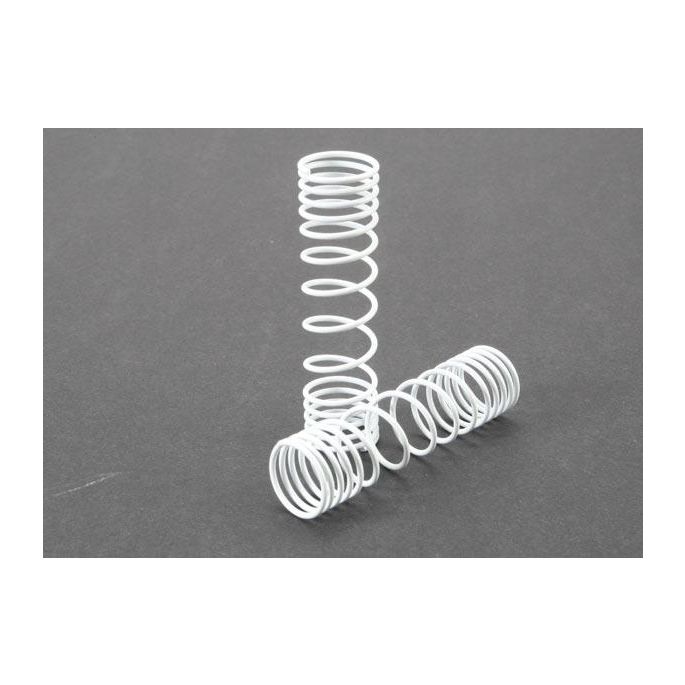 Springs, rear (white) (progressive rate) (2), TRX5858