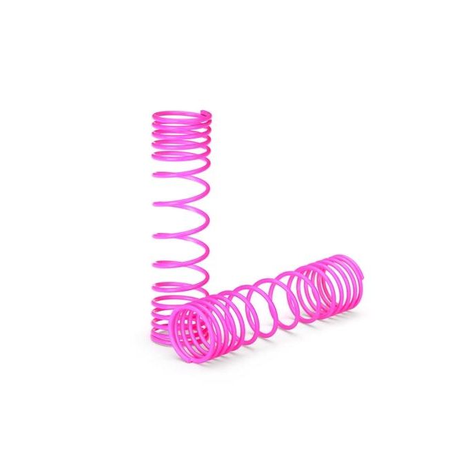 Springs, rear (PINK) (progres sive rate) (2), TRX5858P