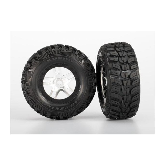 Tires & wheels, assembled, glued (S1 ultra-solft off-road ra, TRX5976R