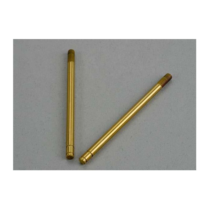 Shock shafts, hardened steel, titanium nitride coated (rear), TRX6098T