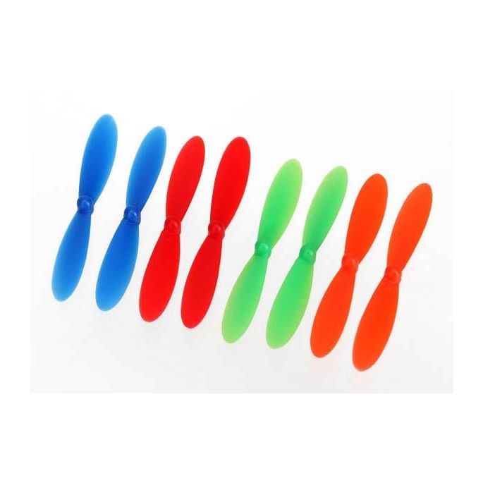 Rotor Blade Set, Red (2), Blue, TRX6226