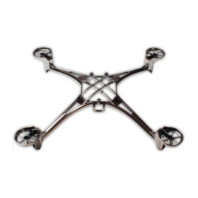 Main frame (black chrome)/ 1.6x5mm BCS (self-tapping) (4), TRX6623X