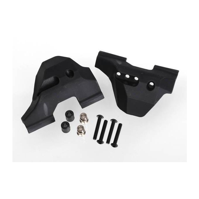 Suspension arm guards, front (2)/ guard spacers (4)/ hollow, TRX6732