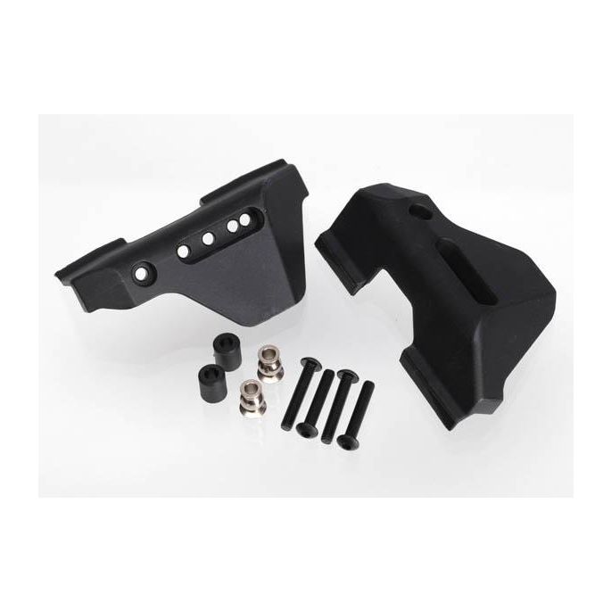 Suspension arm guards, rear (2)/ guard spacers (4)/ hollow b, TRX6733