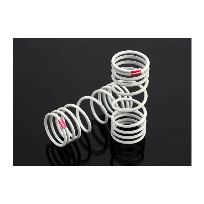 Springs, front (progressive, +10% rate, pink) (2), TRX6863