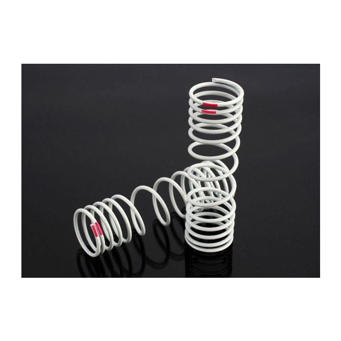 Springs, rear (progressive, +10% rate, pink) (2), TRX6867