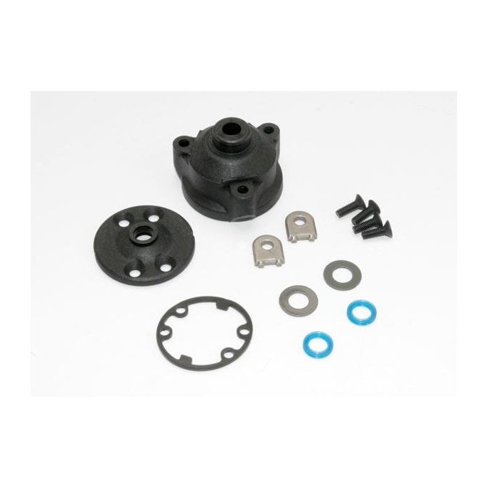 Housing, center differential/ x-ring gaskets (2)/ ring, TRX6884