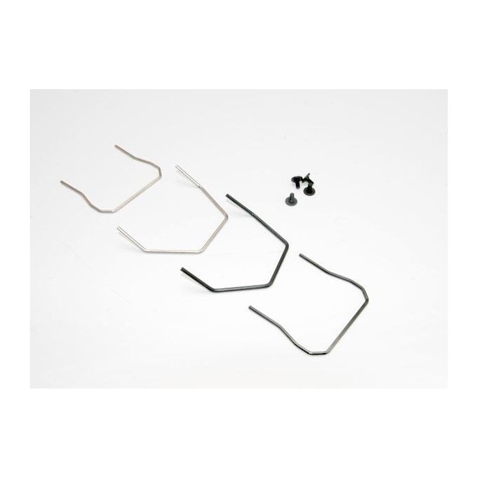 Wires, sway bar (front & rear, hard & soft) (Slash 4X4)/ 3x6, TRX6896