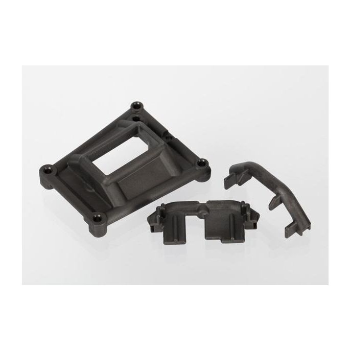 Chassis braces (front and rear)/ servo mount, TRX6921