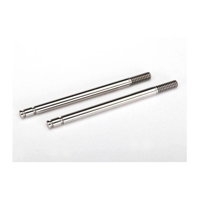 Shock shafts, steel, Chrome finish, TRX7663