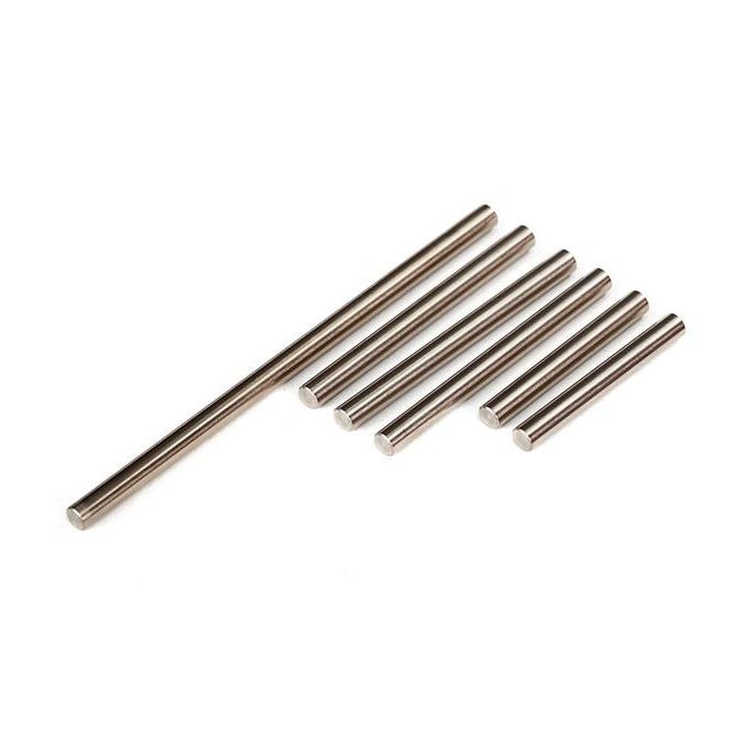 Suspension pin set, front or rear corner (hardened steel), 4, TRX7740