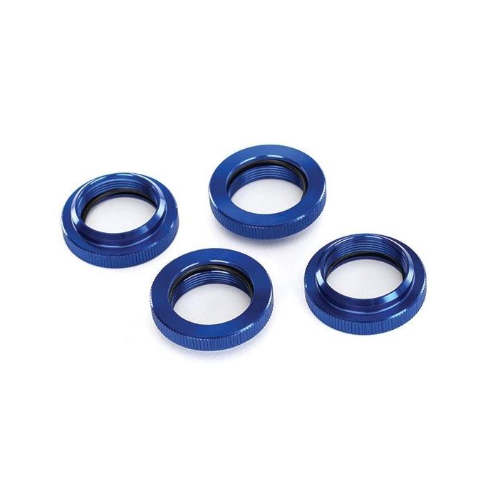 Spring retainer (adjuster) blue anodized aluminum, GTX shock, TRX7767