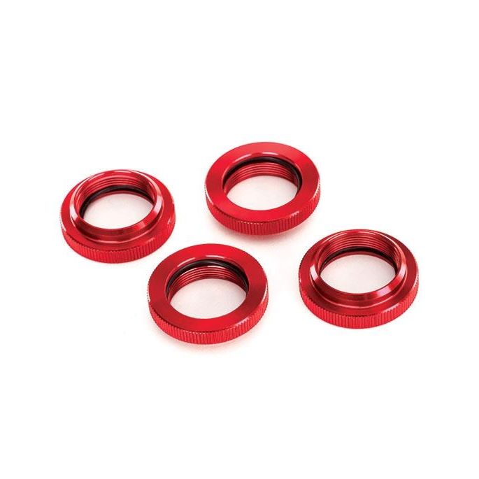 Spring retainer (adjuster) Red anodized aluminum, GTX shocks, TRX7767R