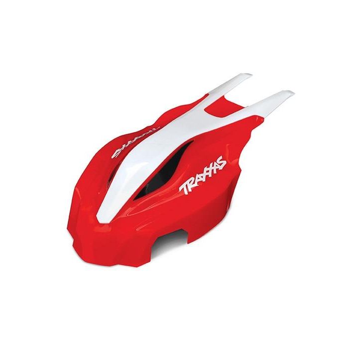 Canopy, front, red/white, Aton, TRX7911