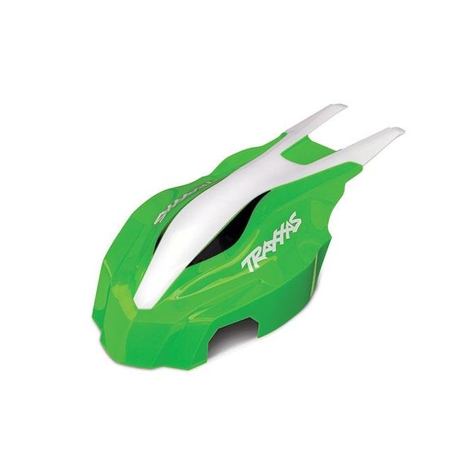 Canopy, front, green/white, Aton, TRX7914