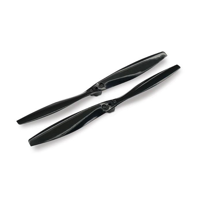 Rotor blade set, black (2) (with screws), TRX7926