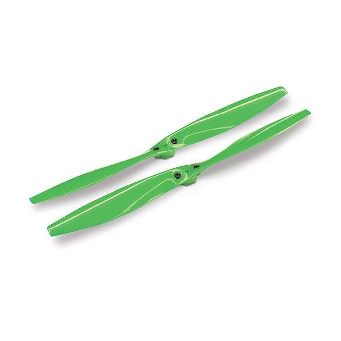 Rotor blade set, green (2) (with screws), TRX7931