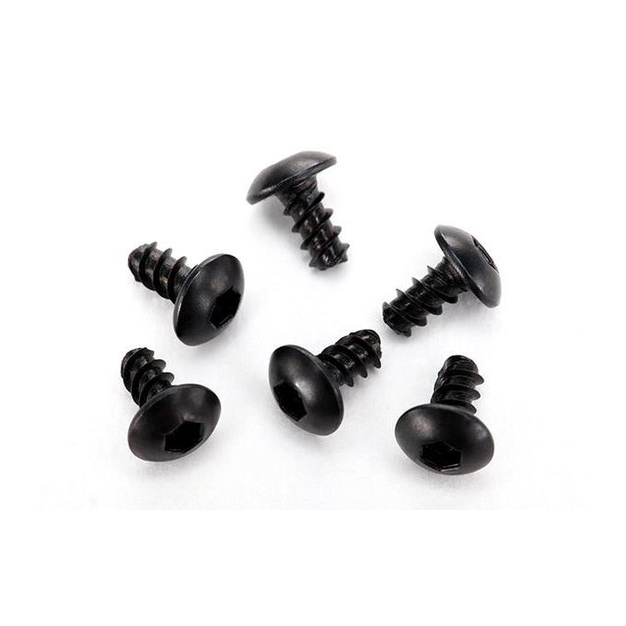 Screws, 2.6x5mm button-head machine (hex drive) (6), TRX7944