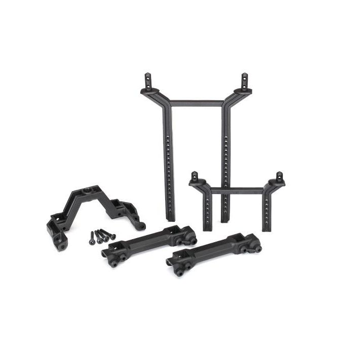 Body mounts & posts, front & rear (complete set), TRX8215