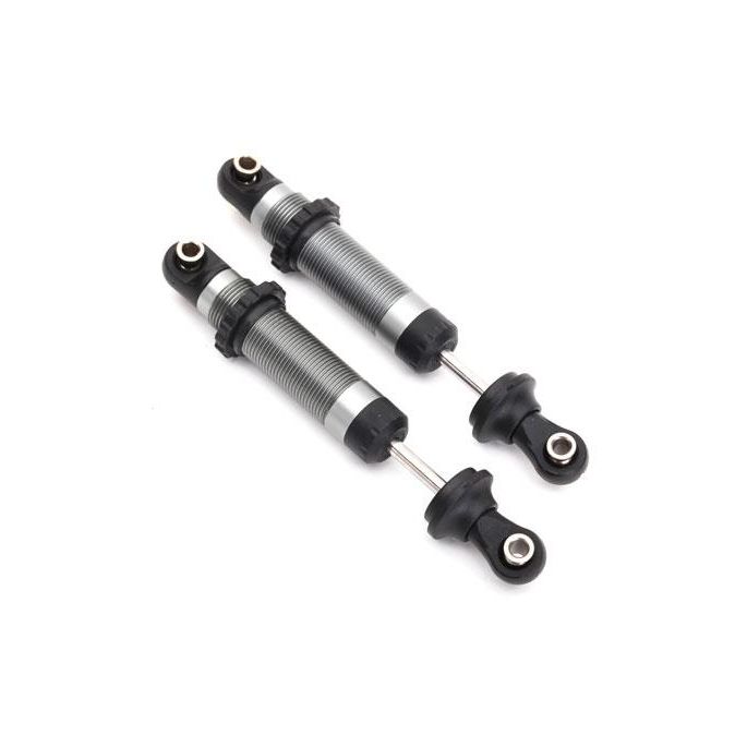 Shocks, GTS, silver aluminum (assembled with spring retainer, TRX8260