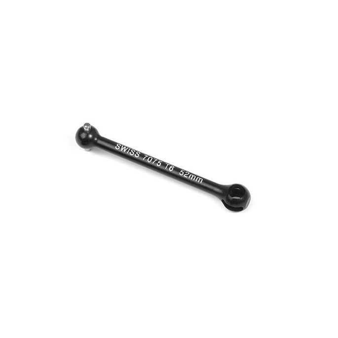 Alu Drive Shaft Swiss 7075 T6 Hard Coated 52mm, X305326