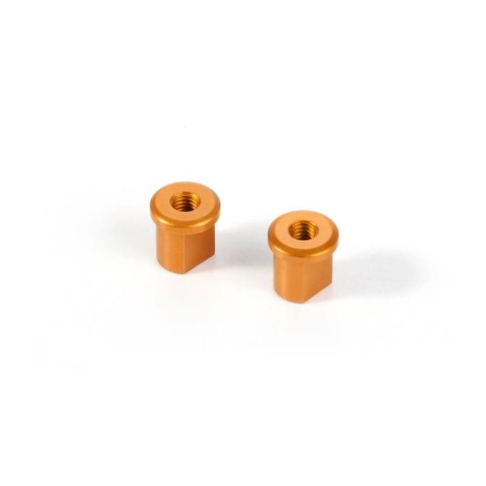 ALU ECCENTRIC BUSHING 0.0MM - ORANGE (2), X372316-O