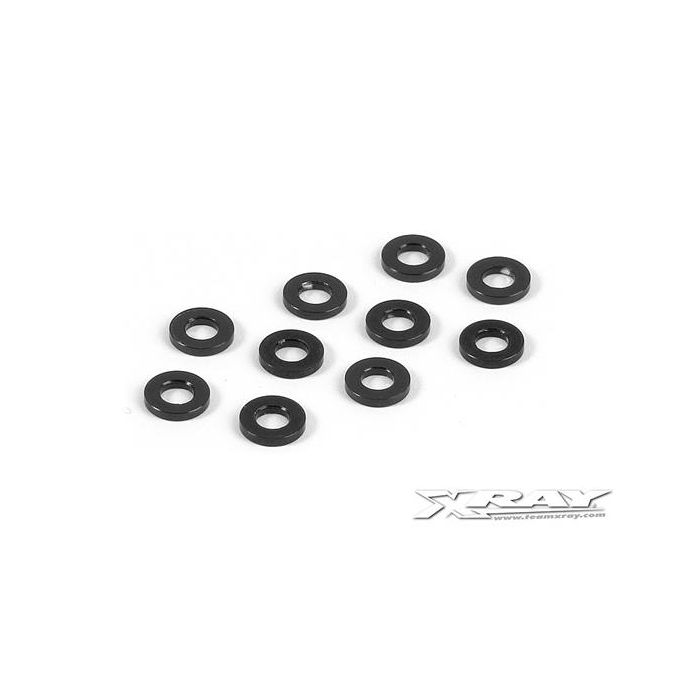 Alu Shim 3X6X1.0Mm - Black (10), X303122-K