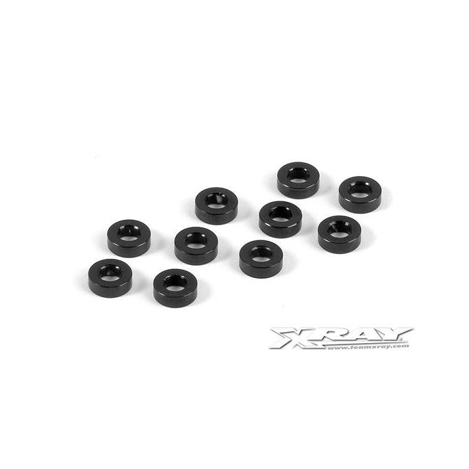 Alu Shim 3X6X2.0Mm - Black (10), X303123-K