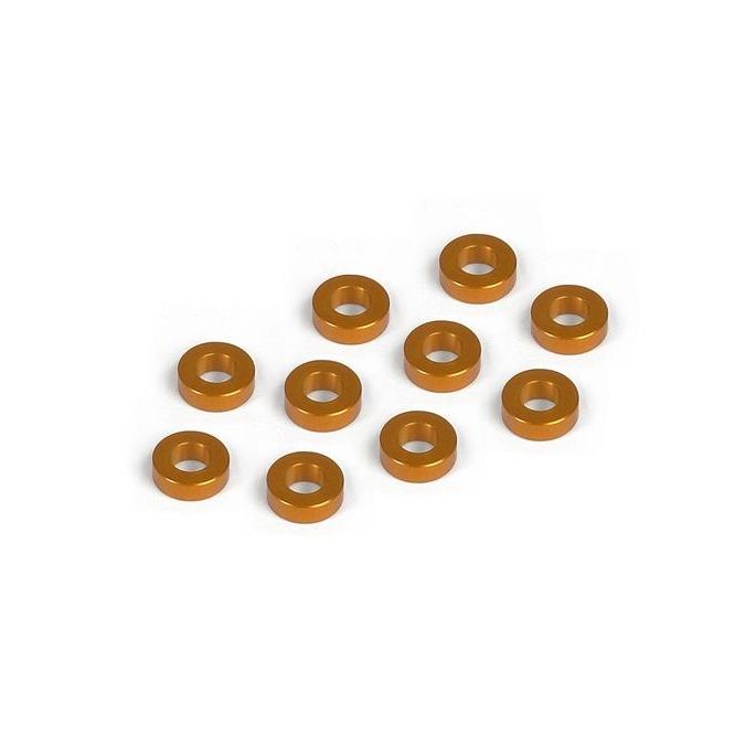 Alu Shim 3X6X2.0Mm - Orange (10), X303123-O