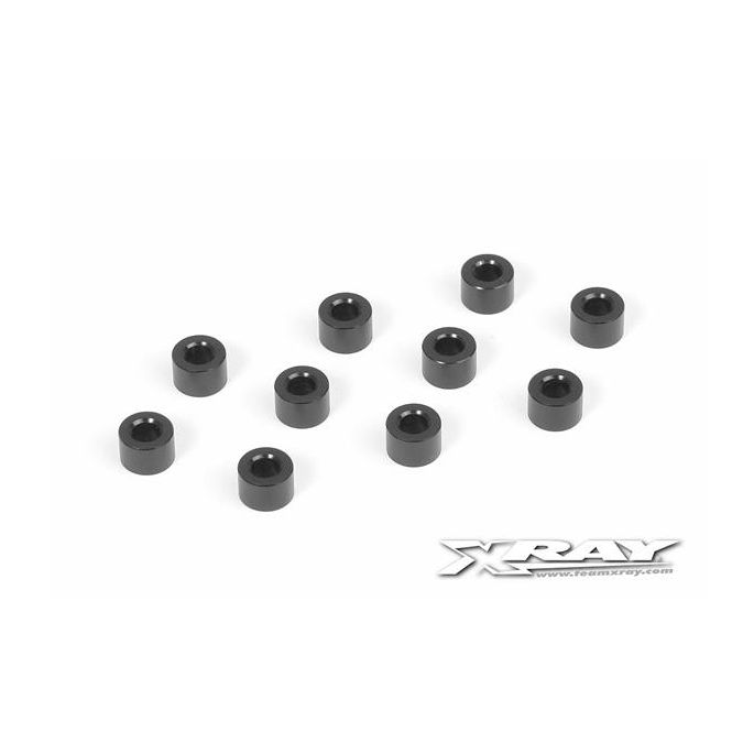 ALU SHIM 3x6x4.0MM - BLACK (10), X303127-K