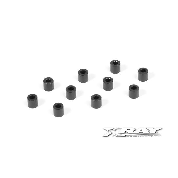 ALU SHIM 3x6x6.0MM - BLACK (10), X303128-K