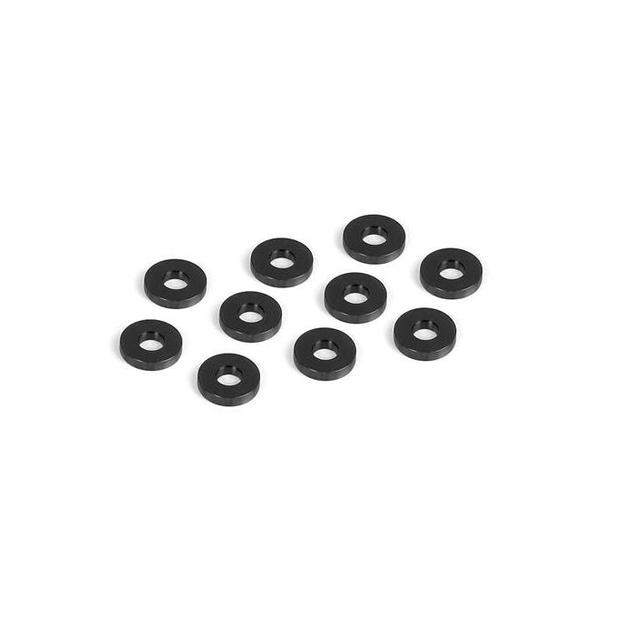 Alu Shim For Lower Susp. Holder 3X7.5X1.5 - Black (10), X303134-K