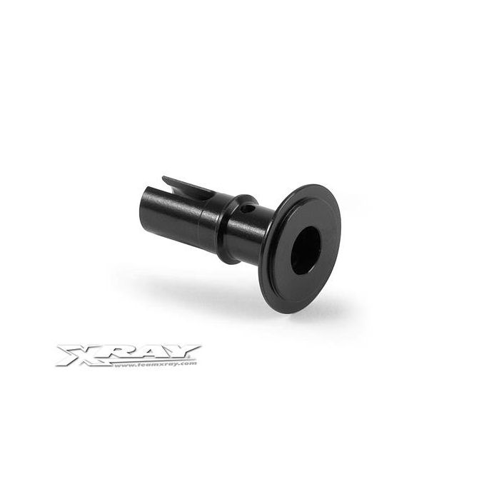 Alu T6 Diff Long Output Shaft - Hard Coated - Black, X305012-K