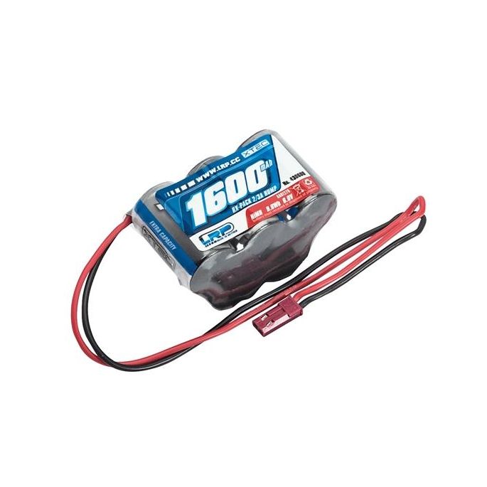 LRP XTEC RX-pack Hump 2/3A NiMH - BEC - 6.0V - 1600mAh, 430600