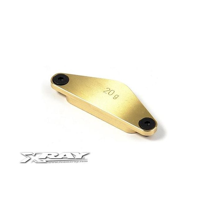 BRASS CHASSIS WEIGHT REAR 20g, X341183