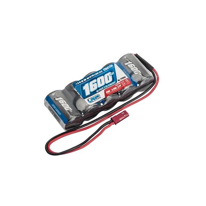 LRP XTEC RX-pack Straight 2/3A NiMH - BEC - 6.0V - 1600mAh, 430602